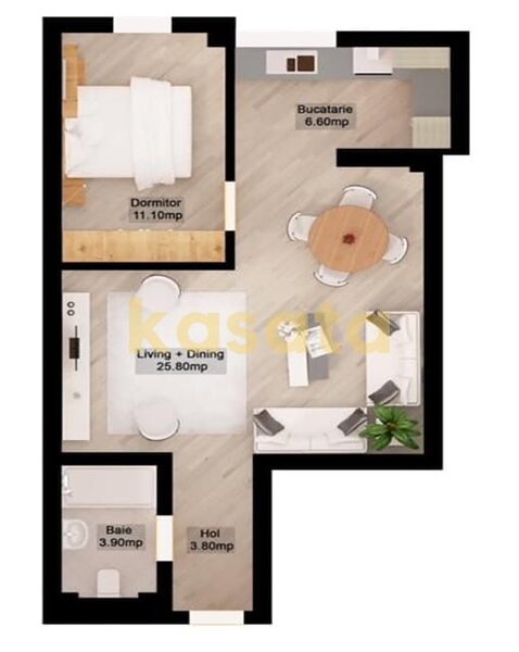 Floreasca Dorobanti apartament 2 camere  bloc nou| ideal investitie
